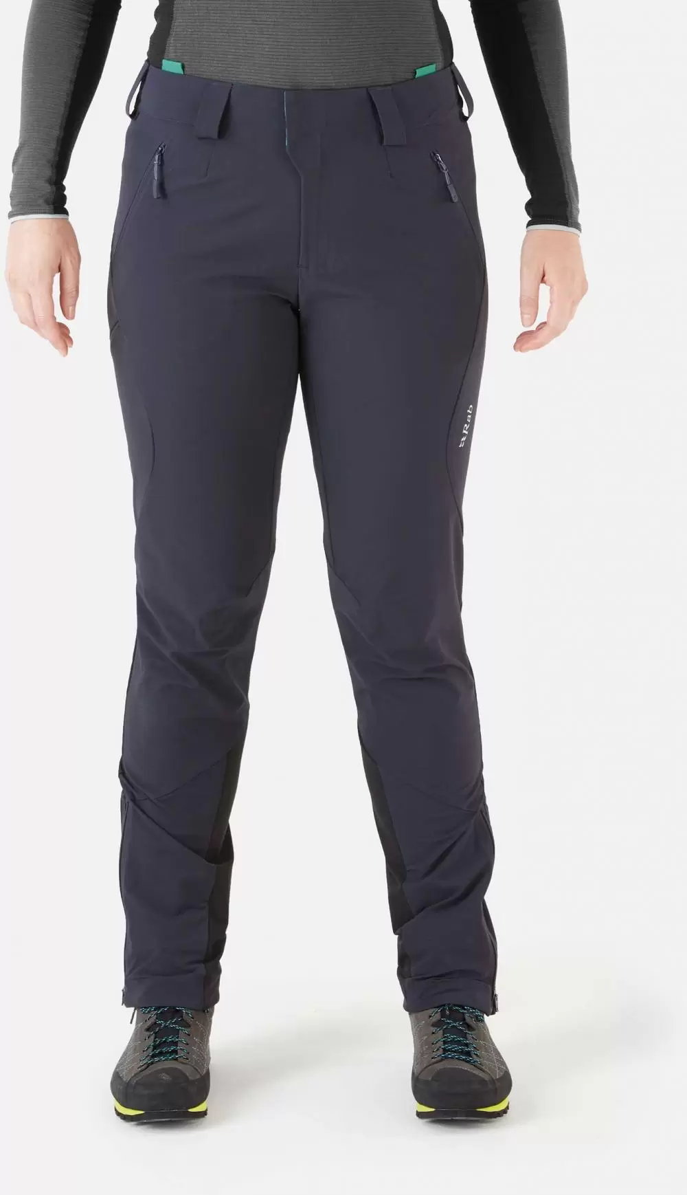 Imagine pt. Pantaloni de alpinism Softshell All-season Ascendor