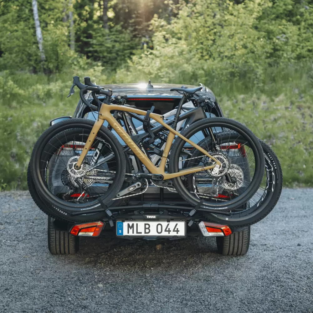 Suport cu platformă pt. biciclete pe bara de tractare Easyfold 3