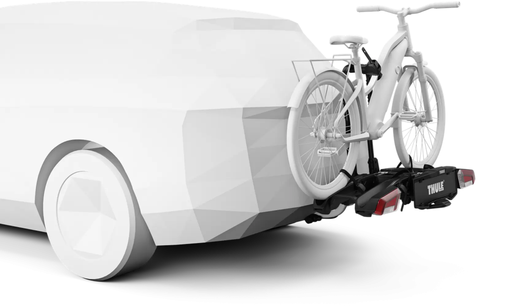 Suport cu platformă pt. biciclete pe bara de tractare Easyfold 3