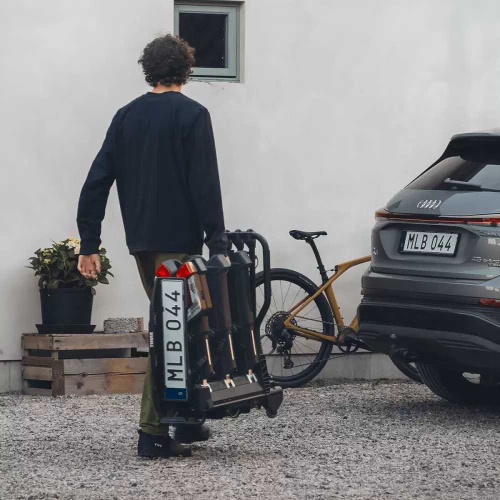 Suport cu platformă pt. biciclete pe bara de tractare Easyfold 3