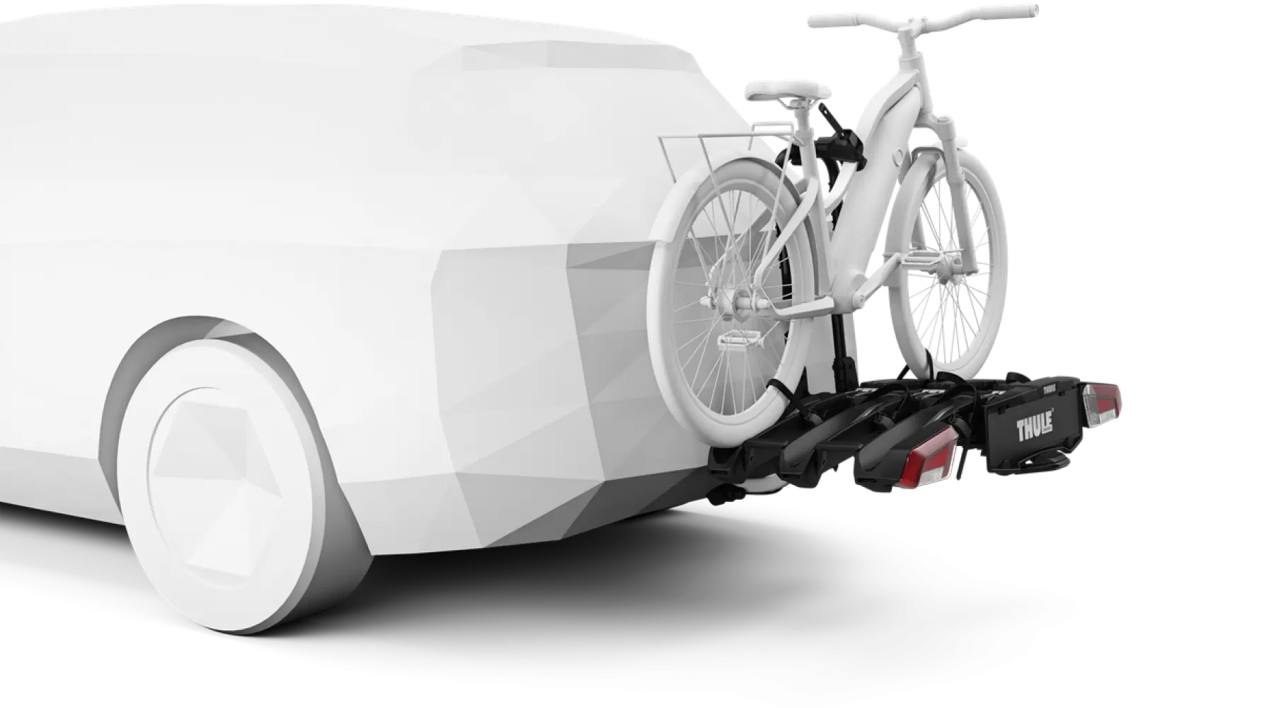 Suport cu platformă pt. biciclete pe bara de tractare Easyfold 3
