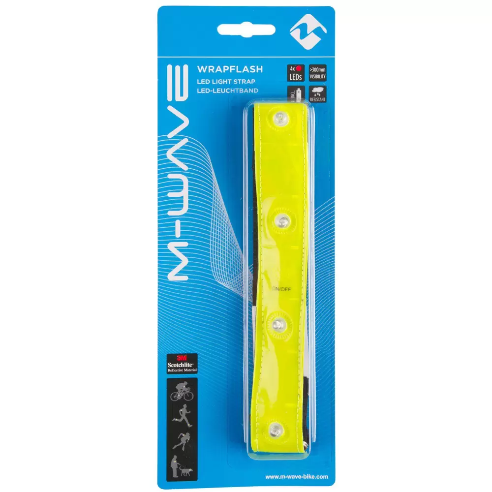 Image of M-WAVE Reflective Tape with Leds for Bicycles