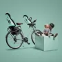 Imagine pt. Scaun de bicicletă pt. copii cu fixare de suportul cadrului Yepp Nexxt 2 Maxi