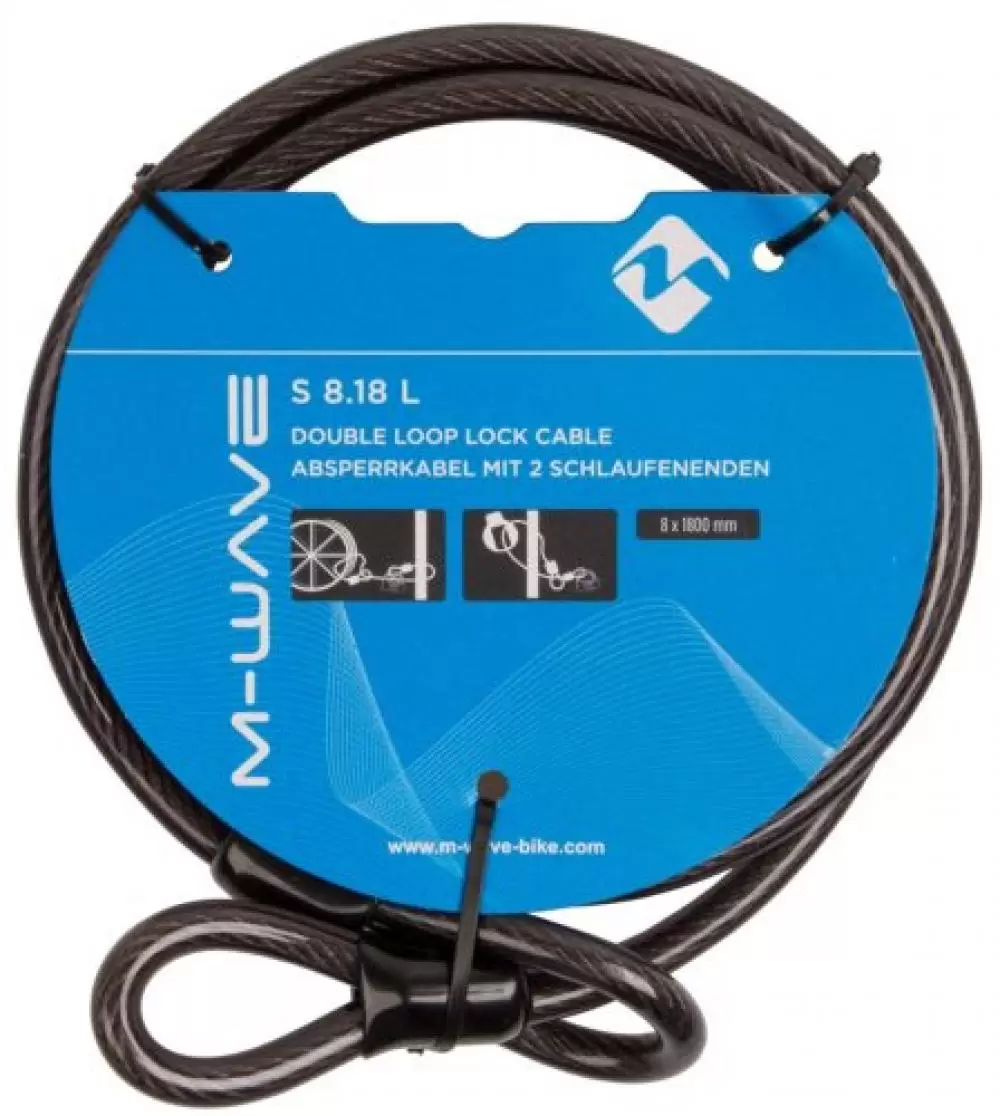 Image of M-WAVE S 8.18 L 230130 Cable for Bike Lock