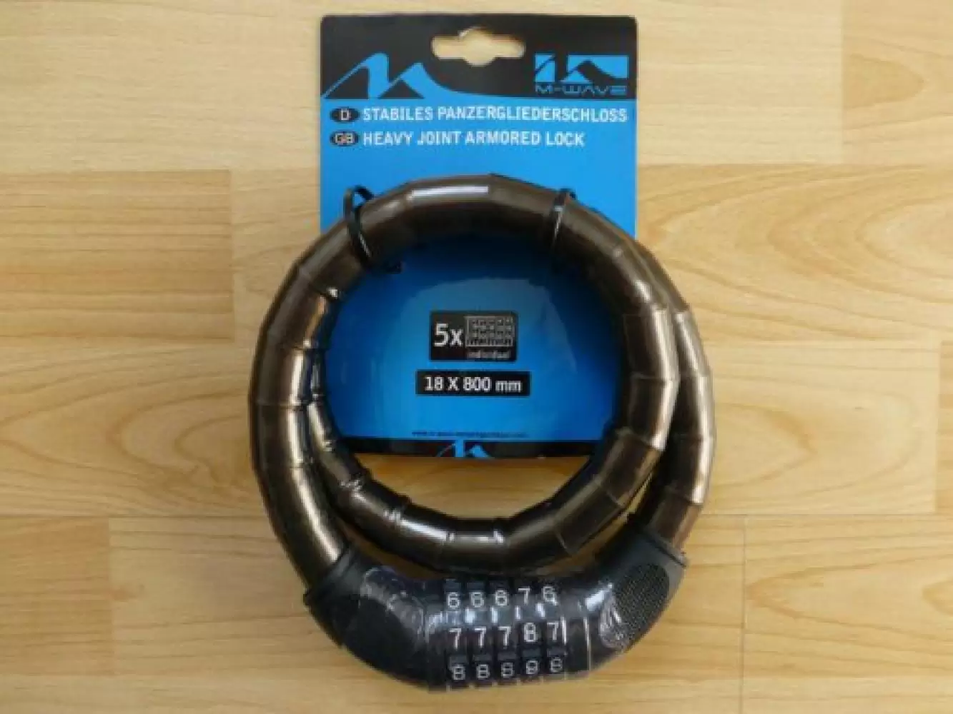 Lacăt pt. bicicletă M-WAVE HD 18.8