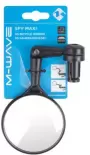 Oglinda de bicicletă Велосипедное зеркало M-WAVE Spy Maxi bicycle mirror 76 mm Imagine pt. Oglinda de bicicletă Велосипедное зеркало M-WAVE Spy Maxi bicycle mirror 76 mm