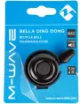 Велосипедный звонок Велосипедный звонок M-WAVE Ding-Dong mini bicycle bell black Велосипедный звонок Велосипедный звонок M-WAVE Ding-Dong mini bicycle bell black