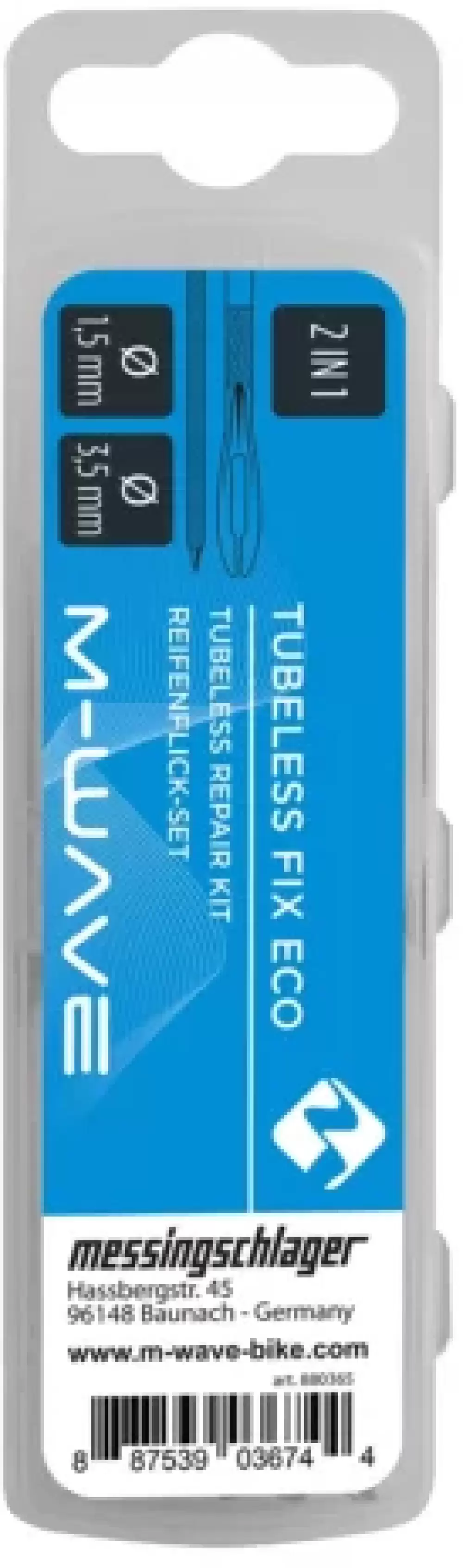 Trusă de reparare biciclete M-WAVE Tubeless Fix Eco