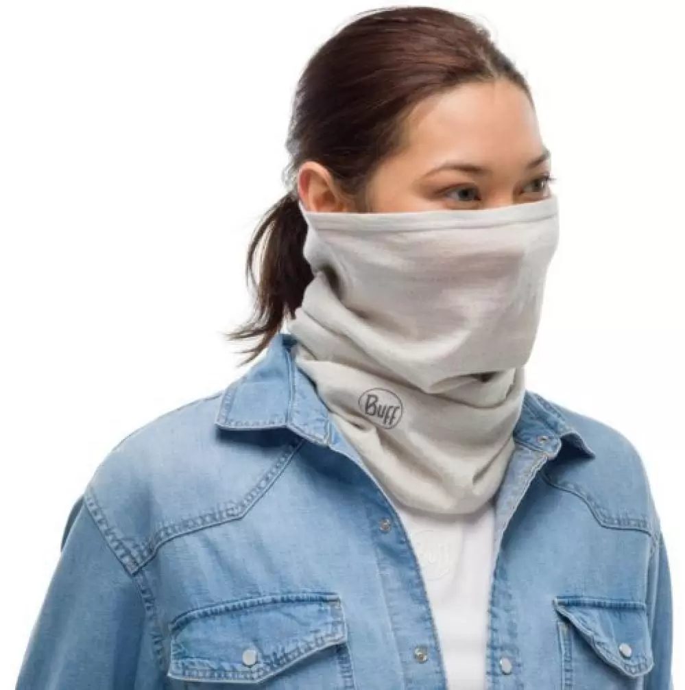 Image of Solid Light Merino Scarf-tube