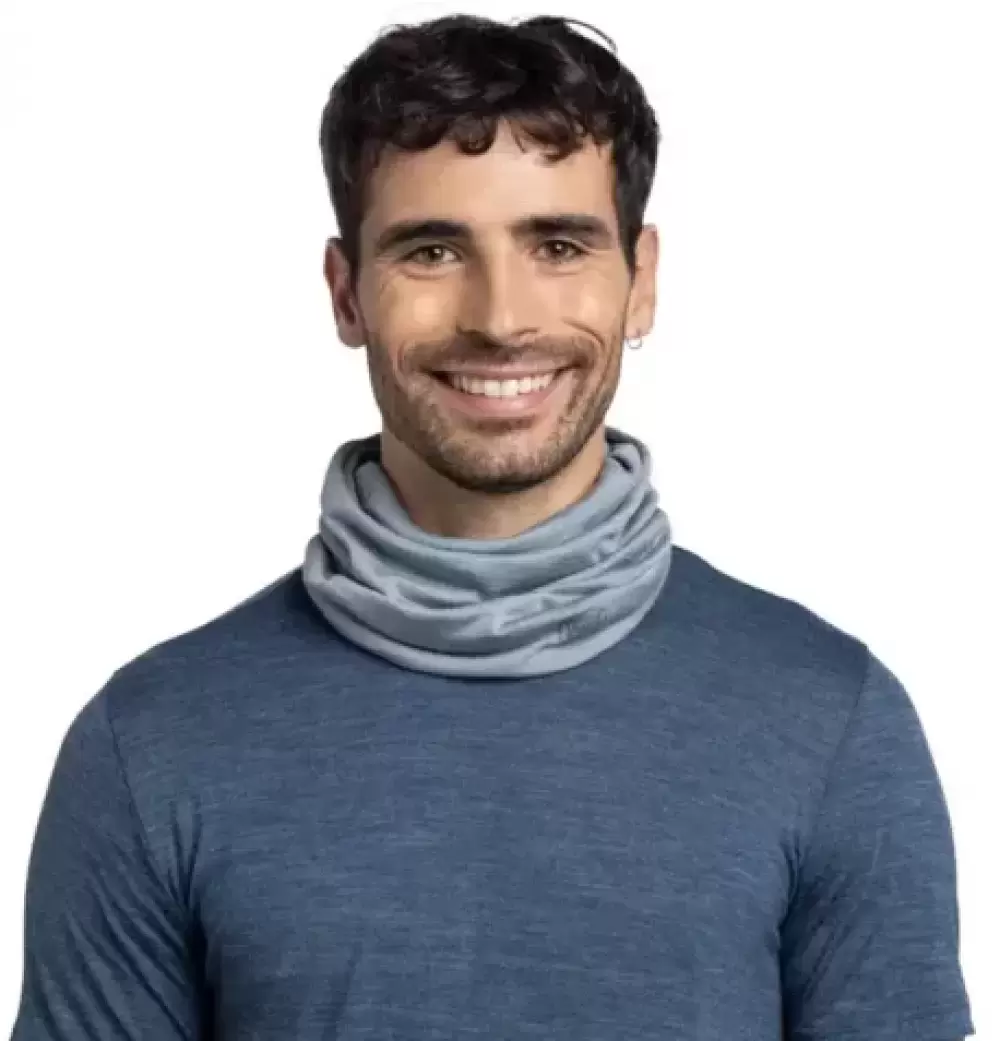 Image of Solid Light Merino Scarf-tube