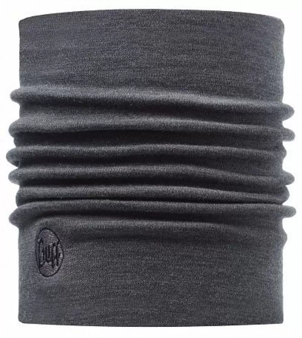 Image of Grey Thick Merino Scarf-tube