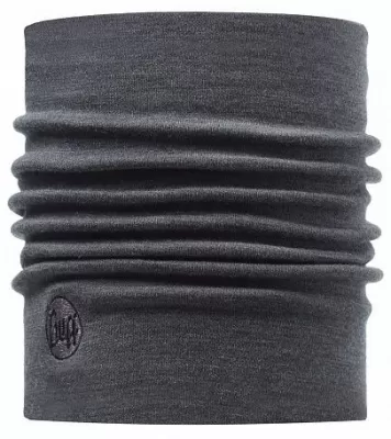 Плотный мериносовый шарф-труба Grey