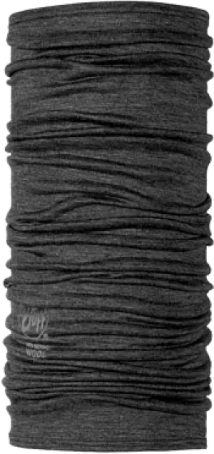 Лёгкий мериносовый шарф-труба Grey