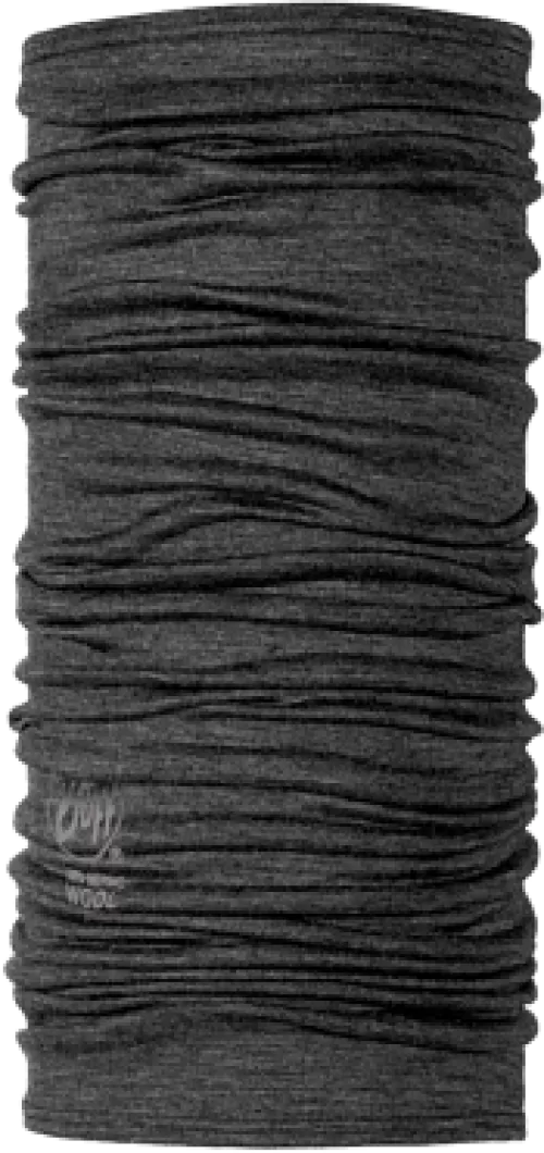 Лёгкий мериносовый шарф-труба Grey
