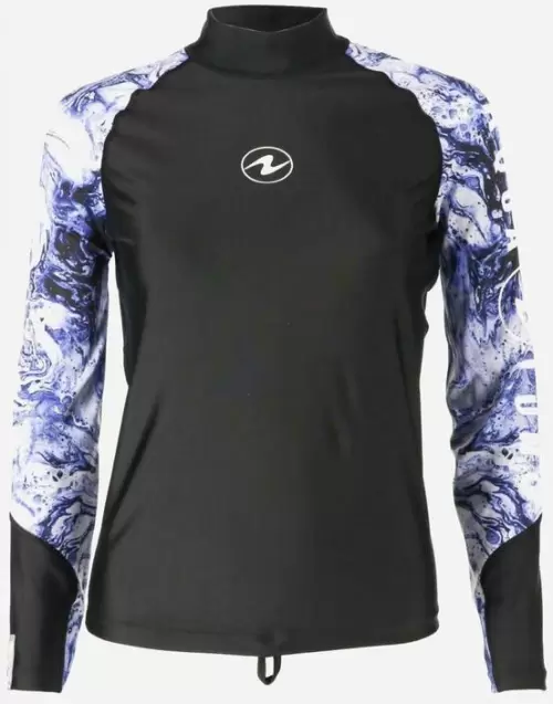 Tricou Rashguard cu mânecă lungă Rashguard Aqua