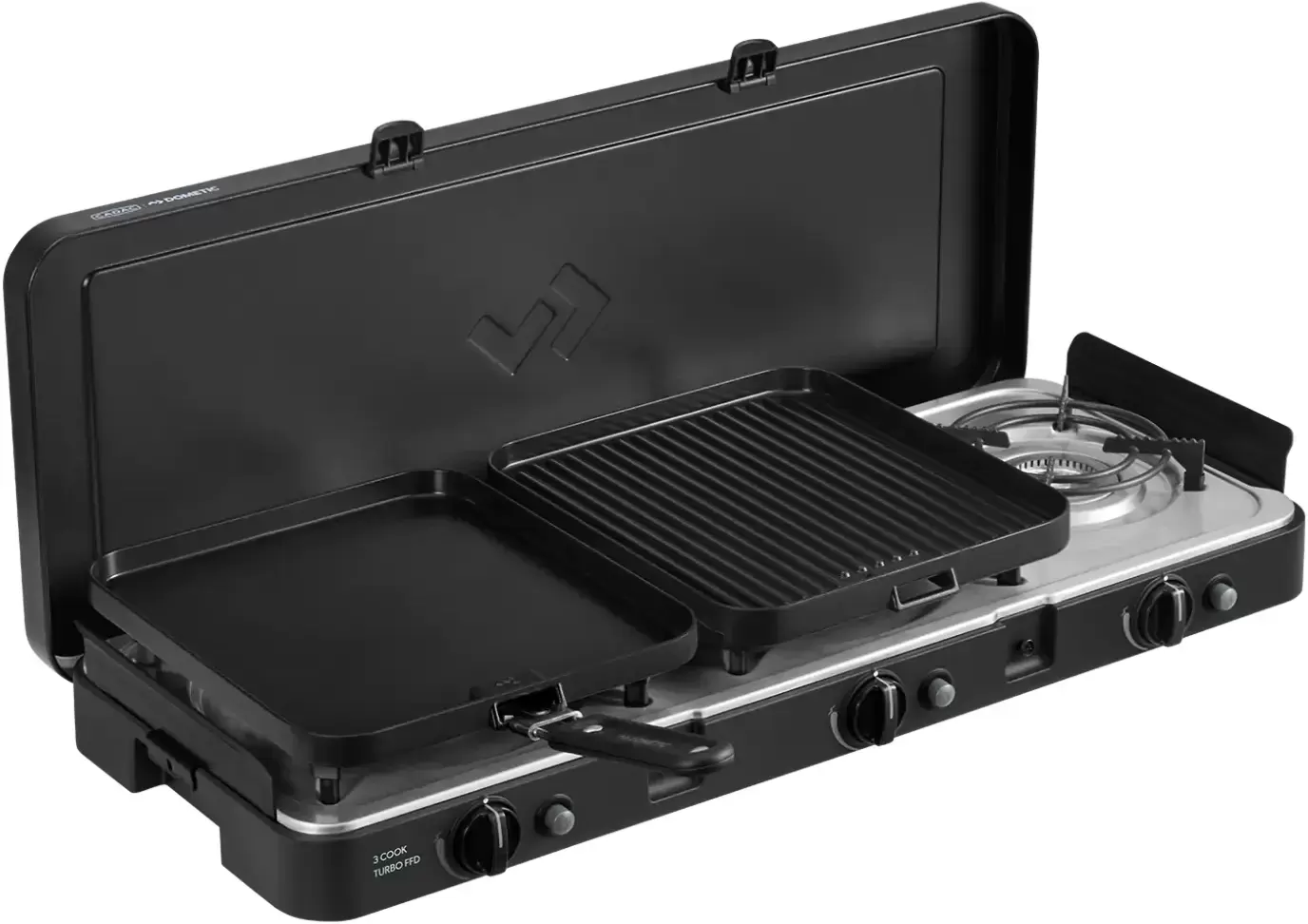 Image of 3 Cook Turbo FFD Deluxe 30mbar Camp Gas Cooker
