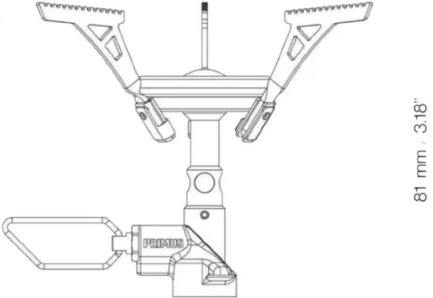 Фото для Походная газовая горелка Micron III