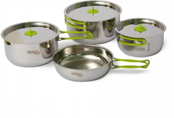 Trio steel S Camping Dishes Set