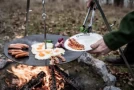 Imagine pt. Disc de gătit Hanging Fire Bowl for Cooking Tripod