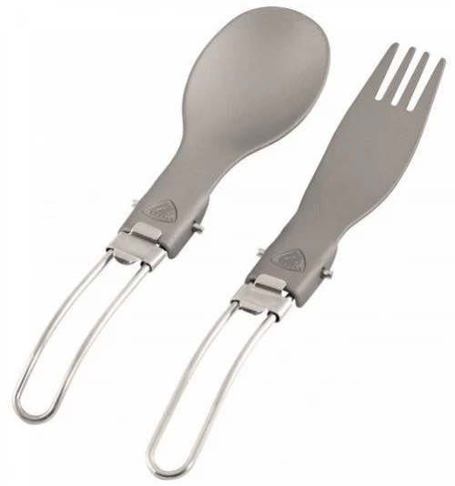 Folding Alloy Camping Cutlery Set