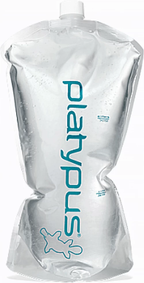 Sistem de hidratare de drumeţie Platypus Platy Bottle – 2.0L w/ Closure Cap – Clear