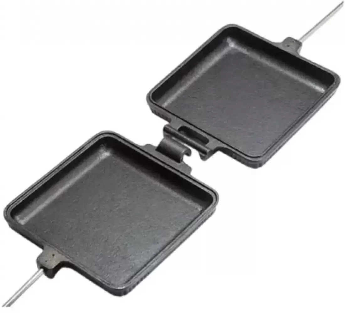 Фото для Походная чугунная сковорода Sandwich