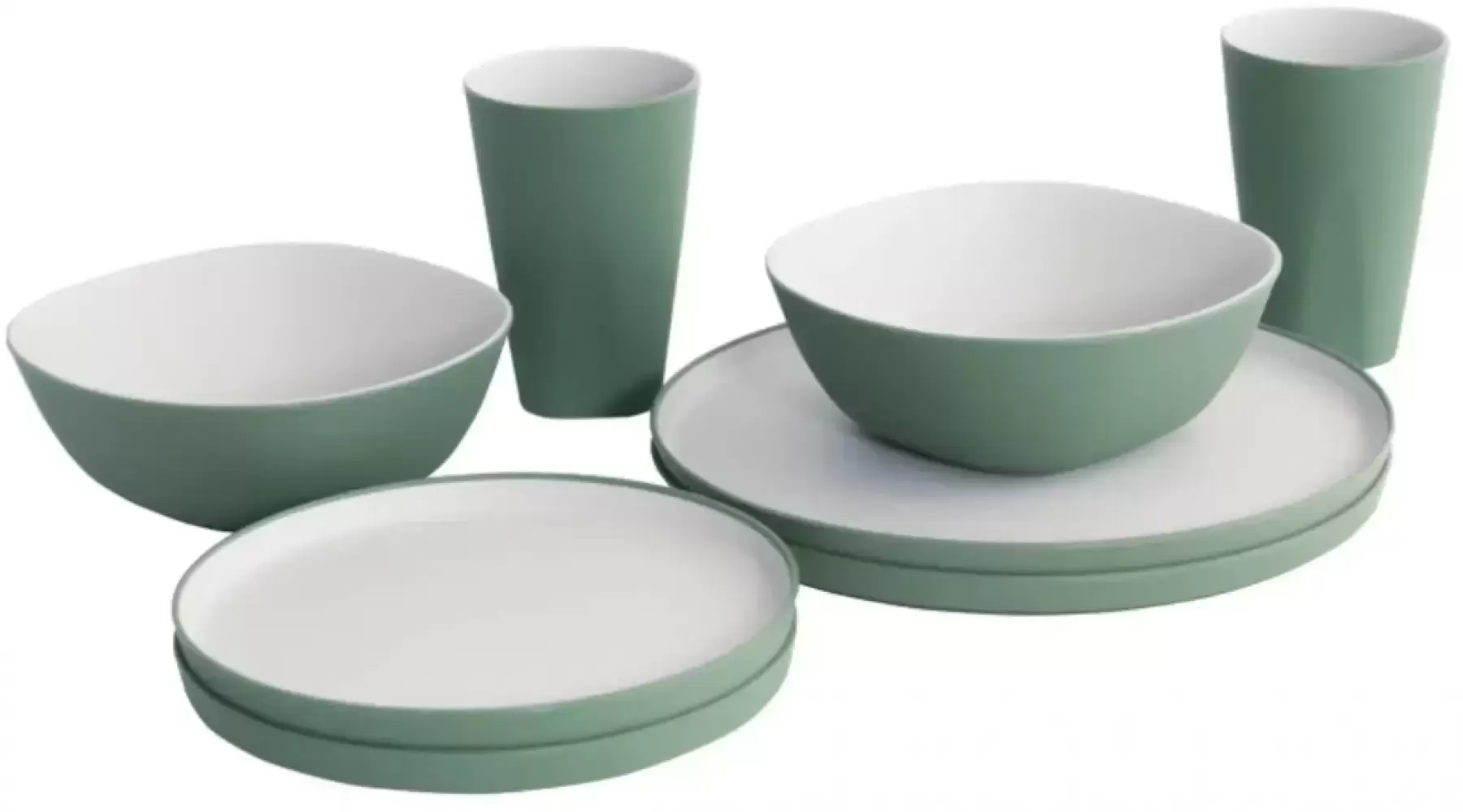 Image of Gala 2 Person Dinner Camping Dishes Set