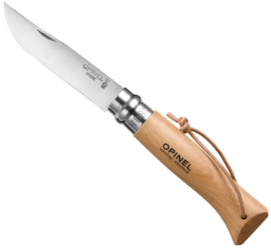 no.8 Stainless Steel Leather Lace Travel Knife