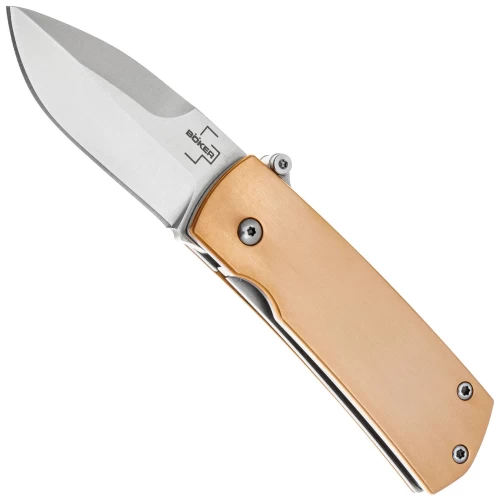 Shamsher Copper Folding Knife