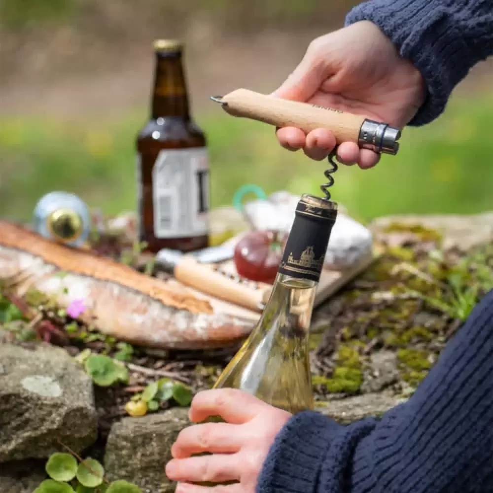 Cuțit pliabil Stainless Steel Corkscrew Bottle Opener Nr.10