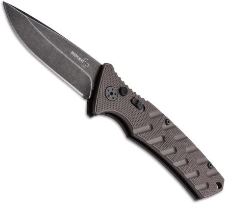 Plus Strike Droppoint Coyote Folding Knife