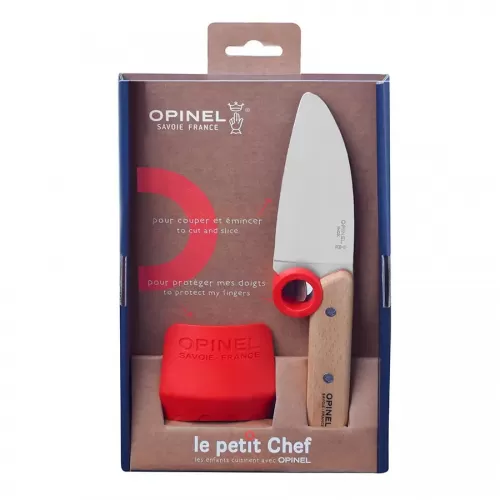 Kitchen Knife and Its Finger Guard Travel Knife