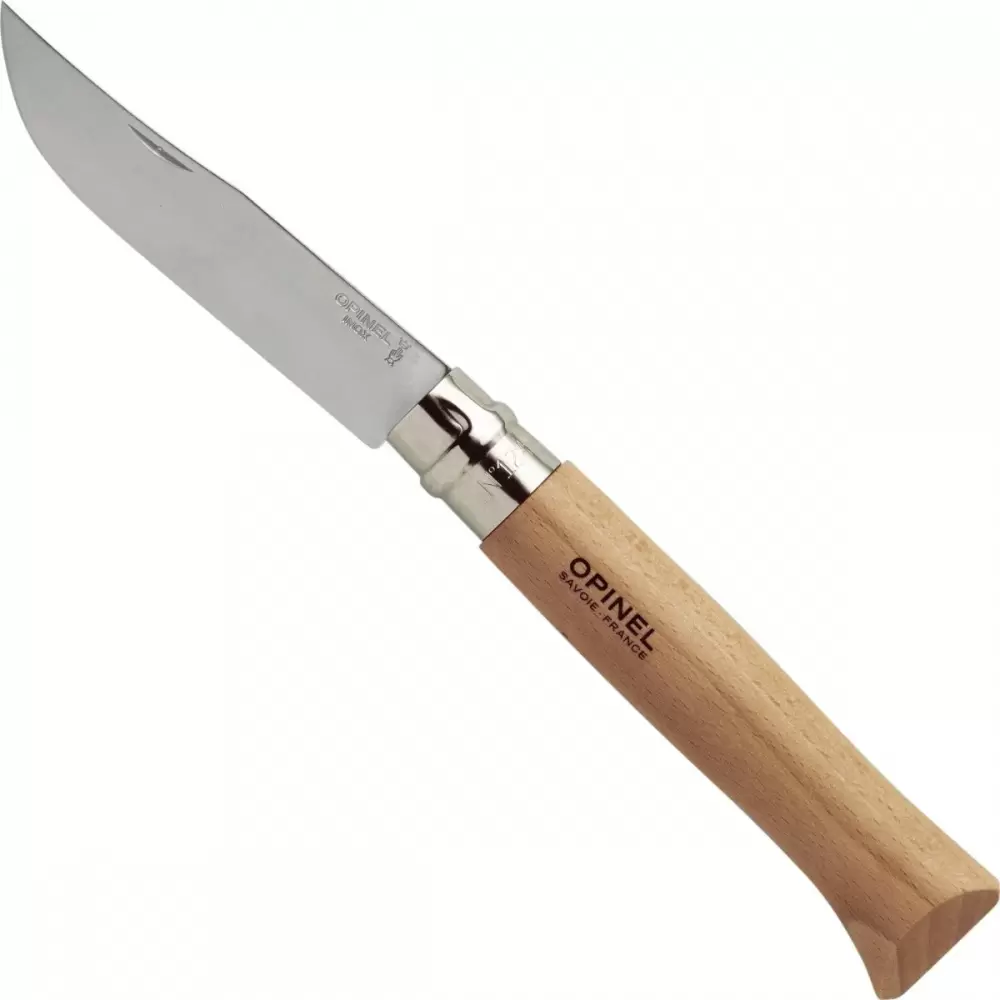 Image of no.012 STAINLESS STEEL Wood 12 cm Travel Knife