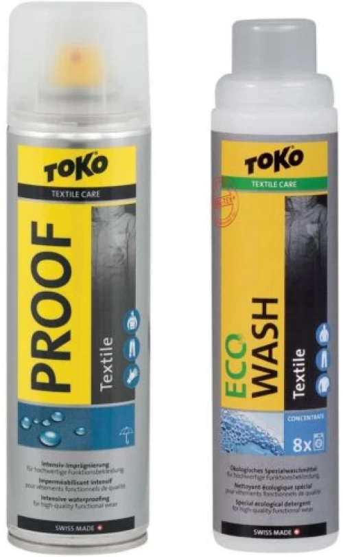 Duo-Pack Proof Textile + Eco Wash Textile 250 ml Eco Detergent