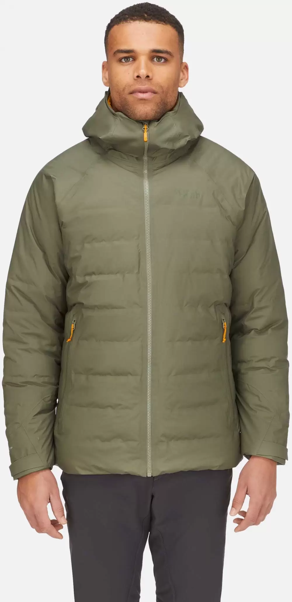 Waterproof down jacket with hood store