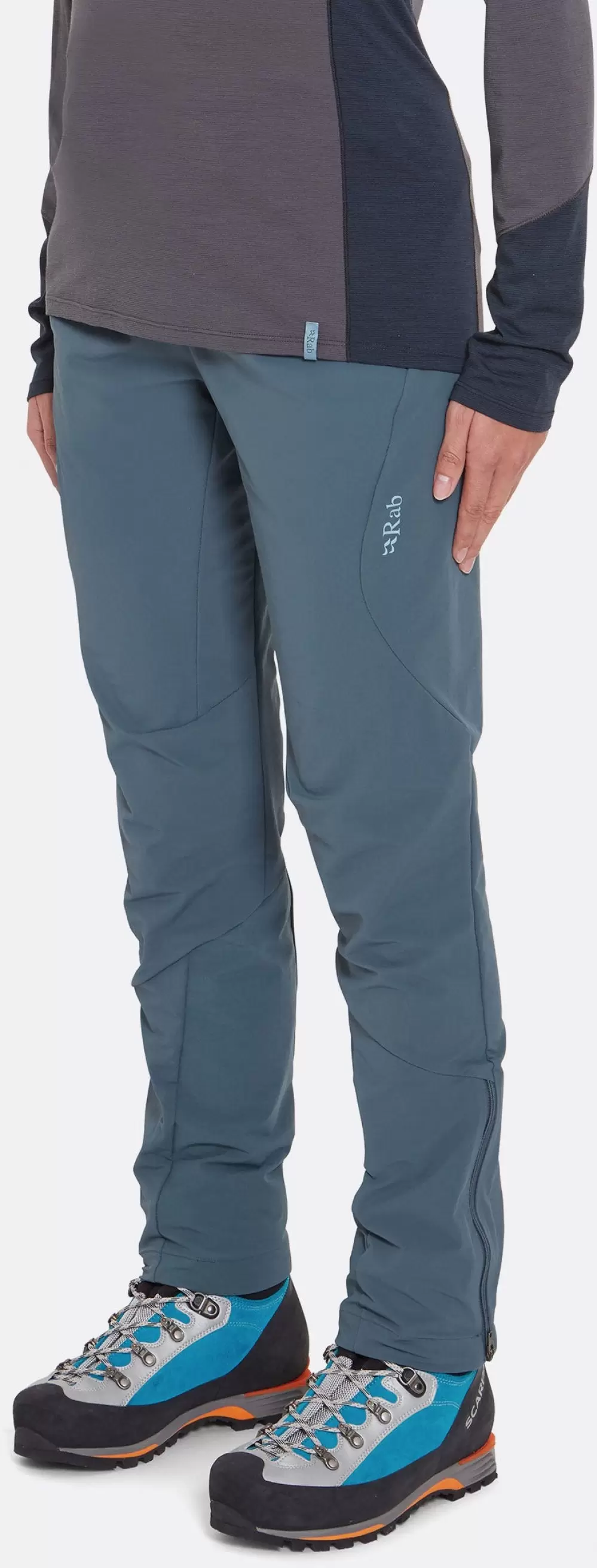 Imagine pt. Pantaloni de alpinism Softshell All-season Ascendor