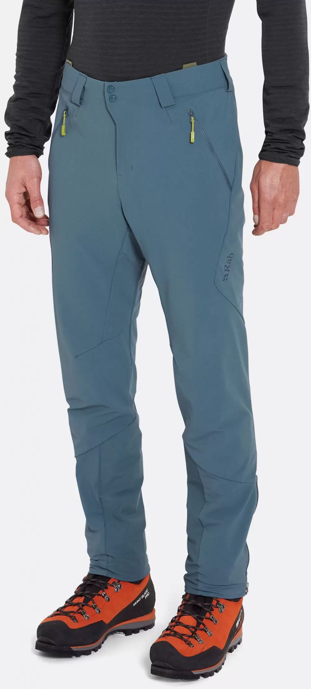 Ascendor All Season Climbing Softshell Pants for men by Rab QFU 78 Dame.md