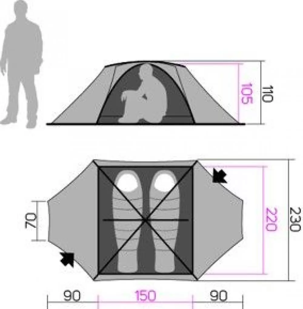 Image of Covert 2 WS Tent
