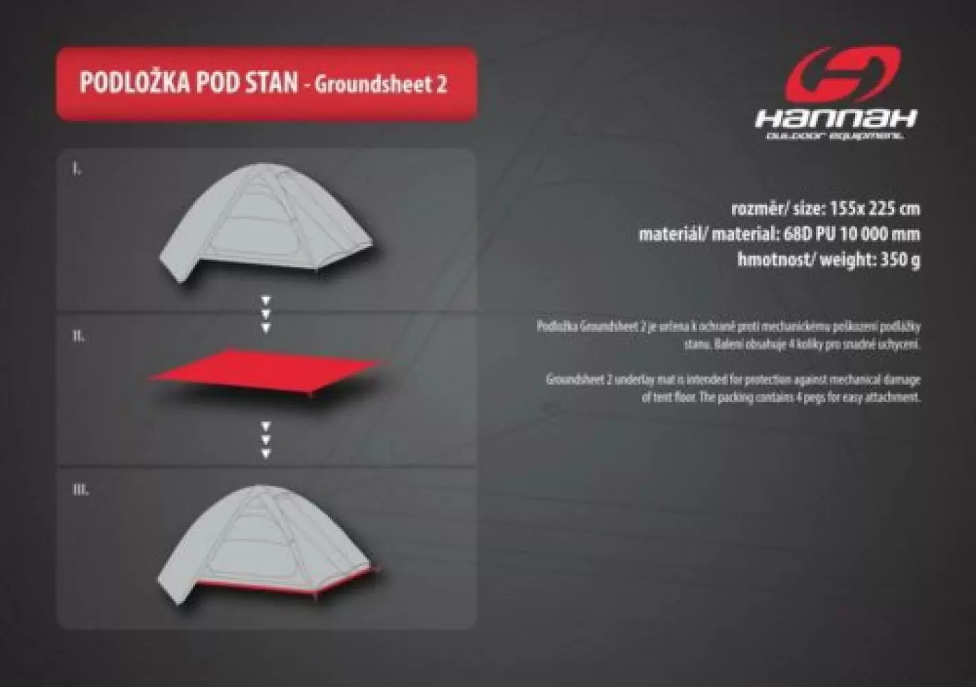 Image of GroundSheet 2 Tent Pad