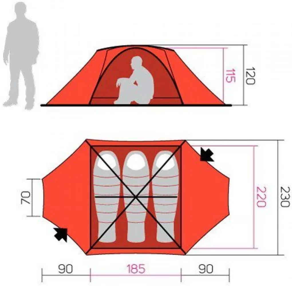 Image of Covert 3 WS Tent