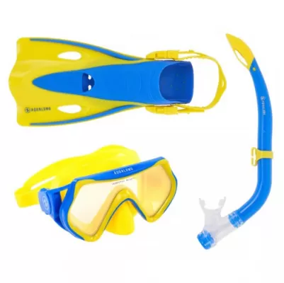 Set mască + tub de respirat + flippers Hero SN