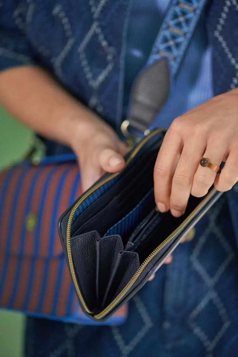 Image of Willow Stripe Wallet