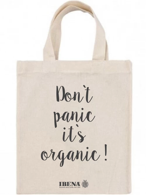 Ibena Cotton Bag ~Don't Panic - It's Organic~