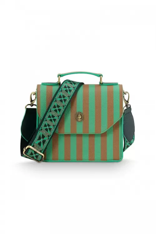 Frances Stripe Crossbody Bag