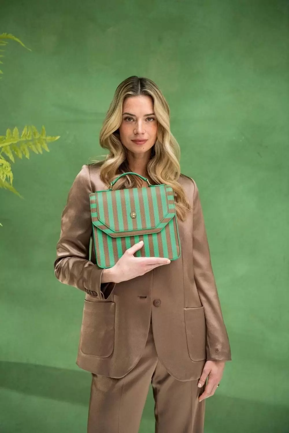 Image of Frances Stripe Crossbody Bag