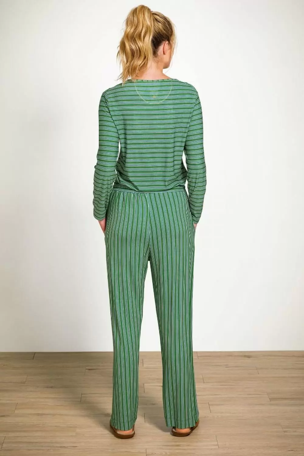 Image of Belin Kente Stripe Trousers