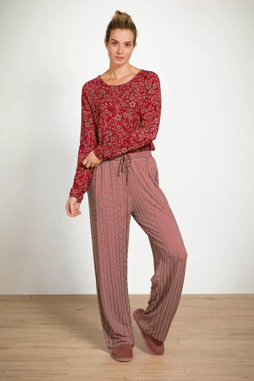 Image of Belin Kente Stripe Trousers