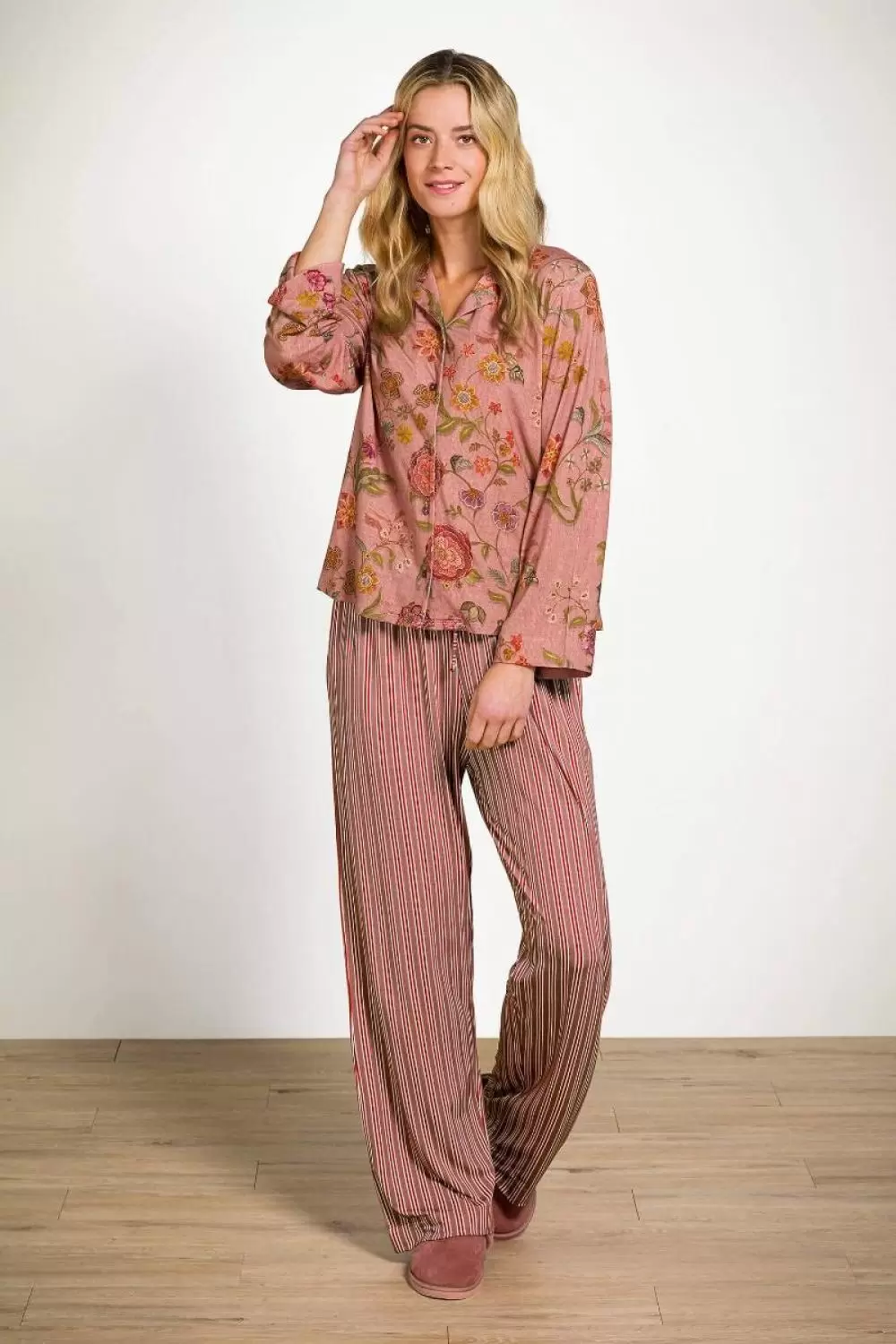 Image of Belin Kente Stripe Trousers