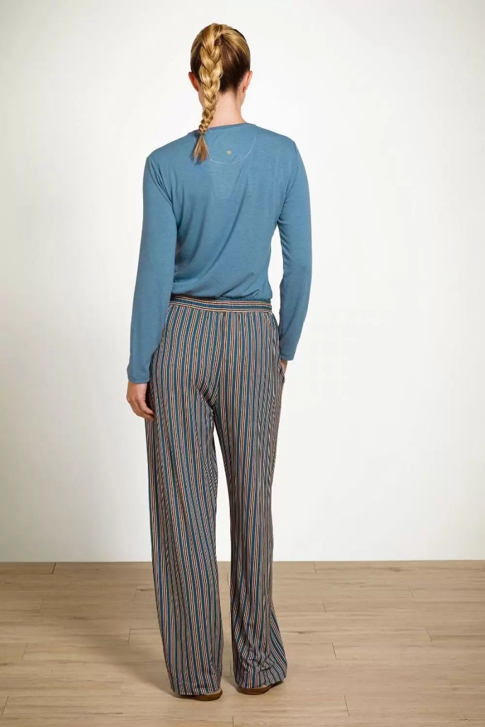 Image of Belin Kente Stripe Trousers