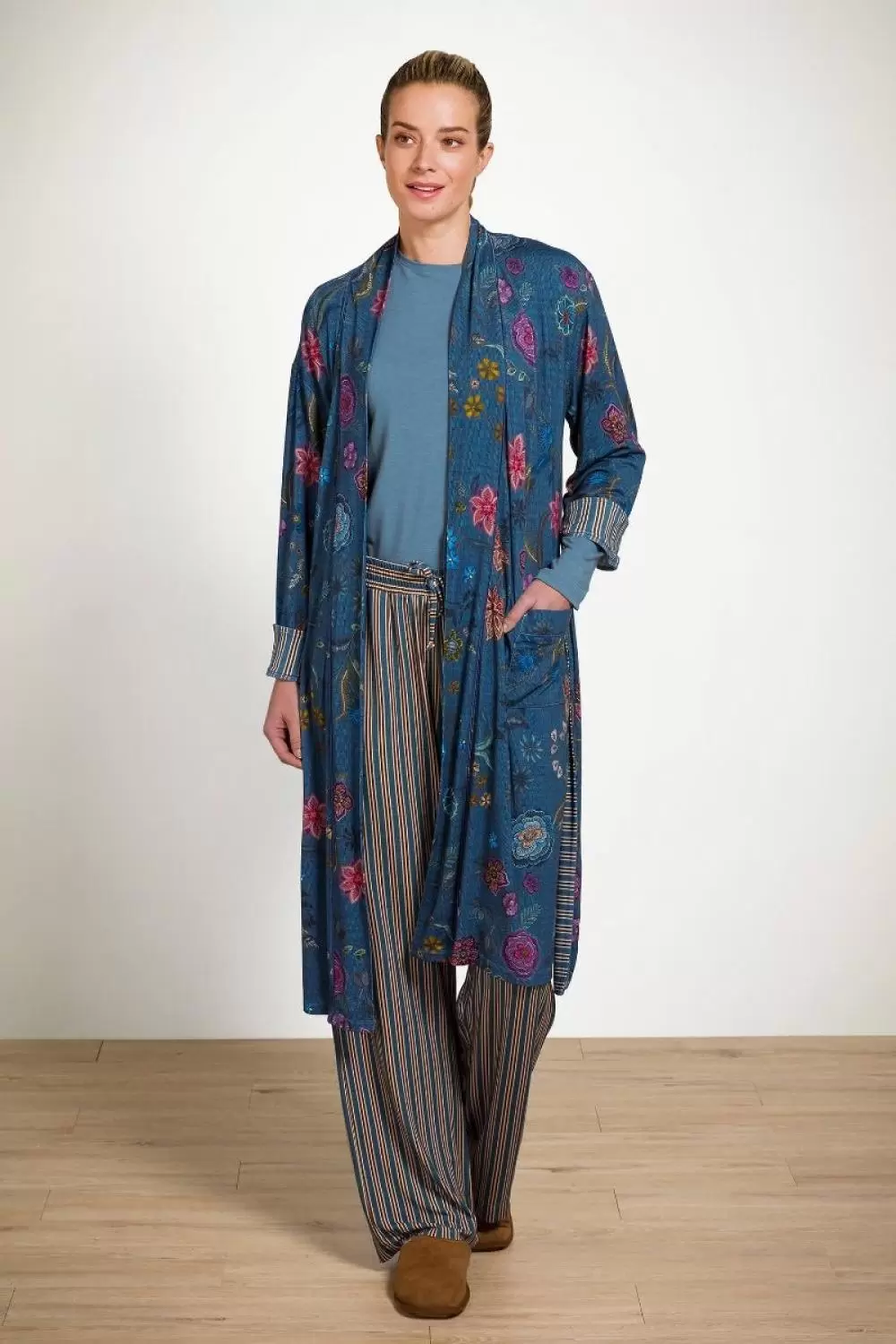 Image of Belin Kente Stripe Trousers